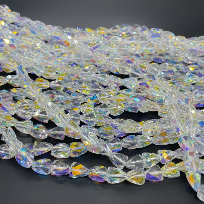 8*9 мм Стекло Lux, треугольник, цвет AB №20 (1)