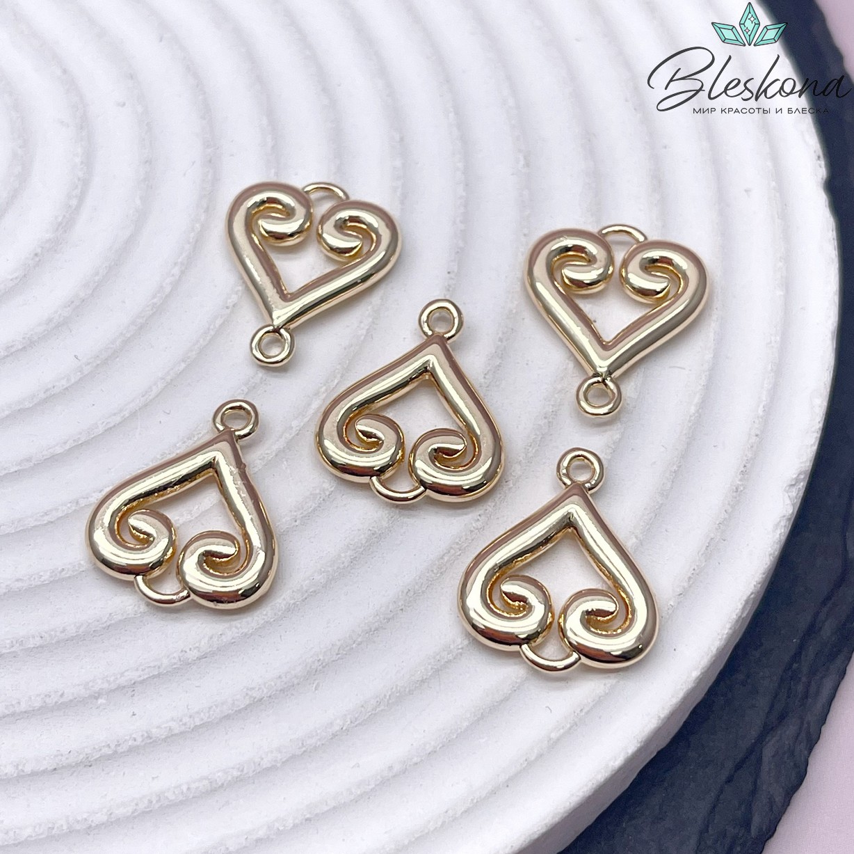 18*15 мм Цвет золото, Коннектор Этно №3