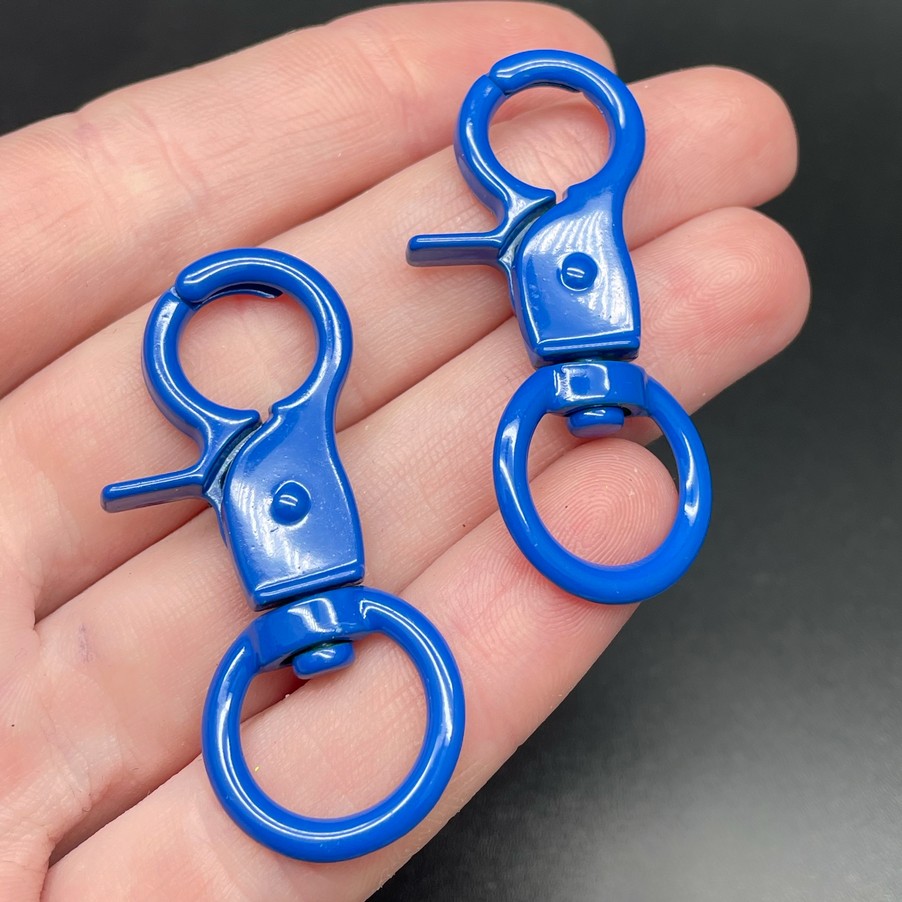 16*45,5мм , Замок крупный темно-синяя эмаль 