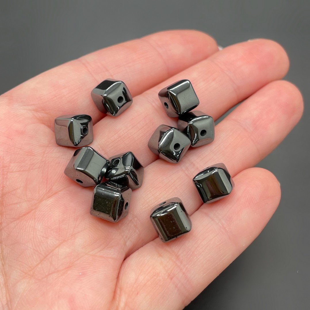 Гематин куб имитация 8мм уп. 10шт