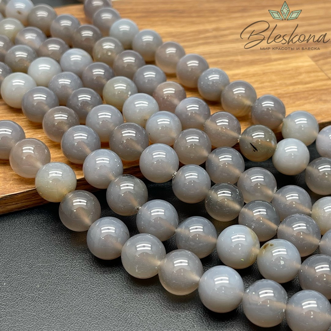 Агат серый 12мм
