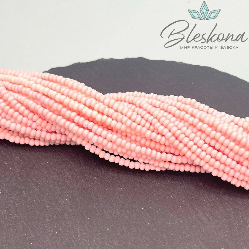 3,2*2,3 мм Бусины стекло рондель пудровые