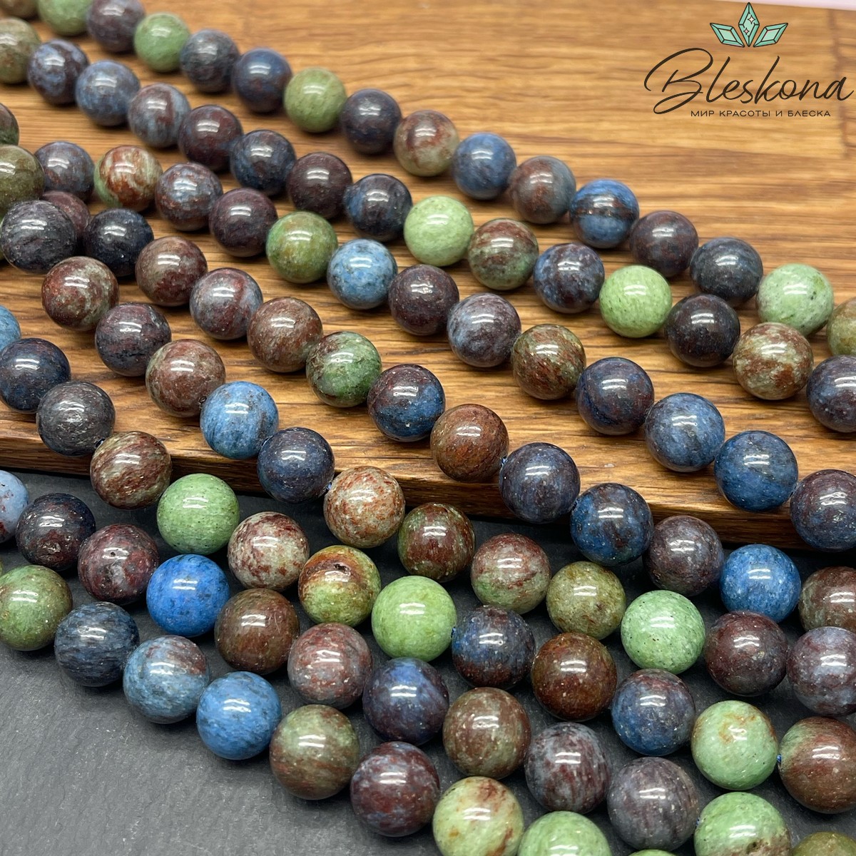 Кварцит микс (облагороженный) 10 мм