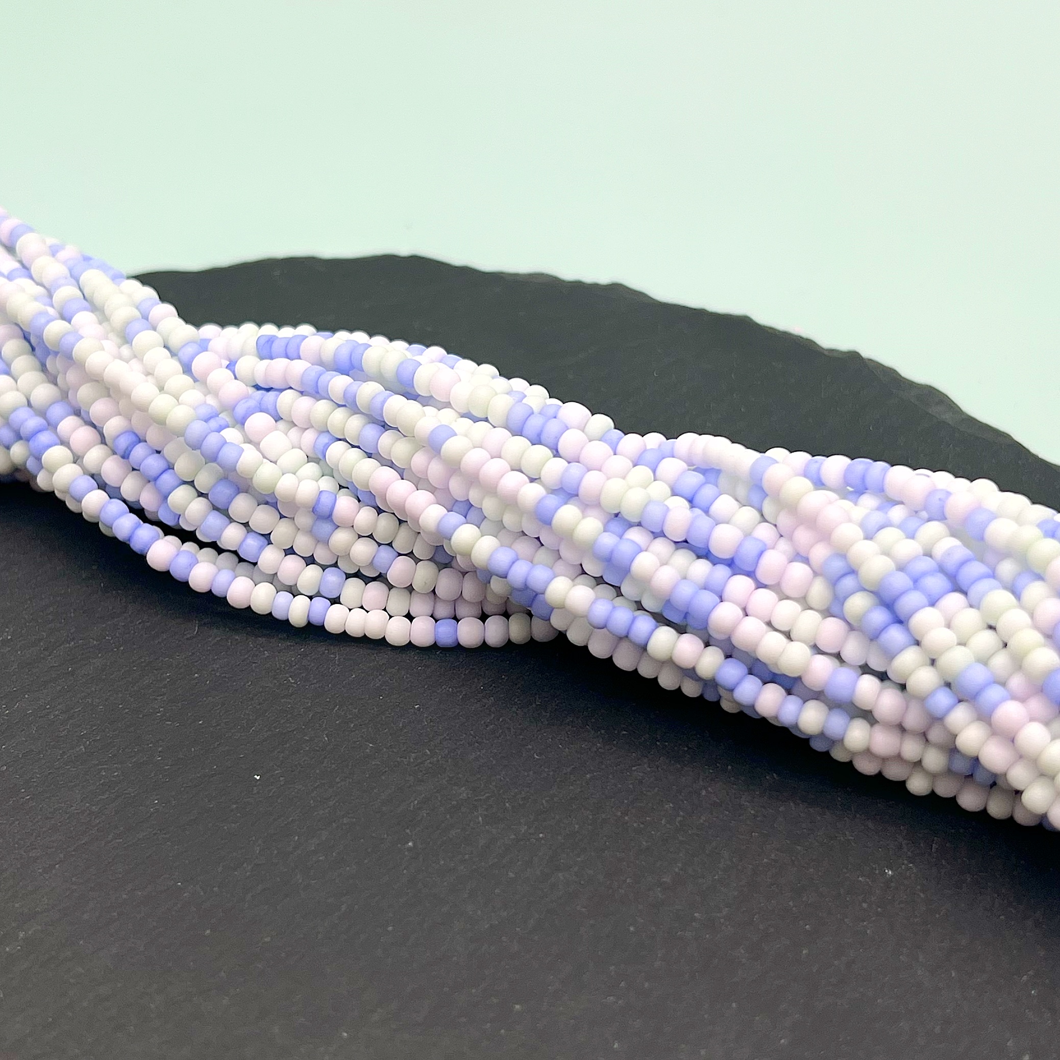 3*2 мм Бусины стекло рондель микс №3