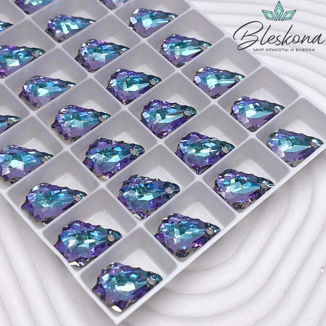 6090 Baroque Pendant 16*11 мм Crystal Vitrail Light (VL)