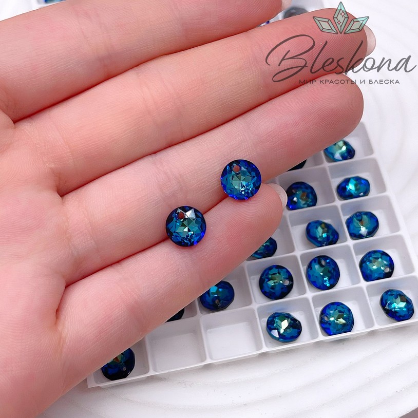 6430 Classic Cut 8 мм Crystal Bermuda Blue (BB)