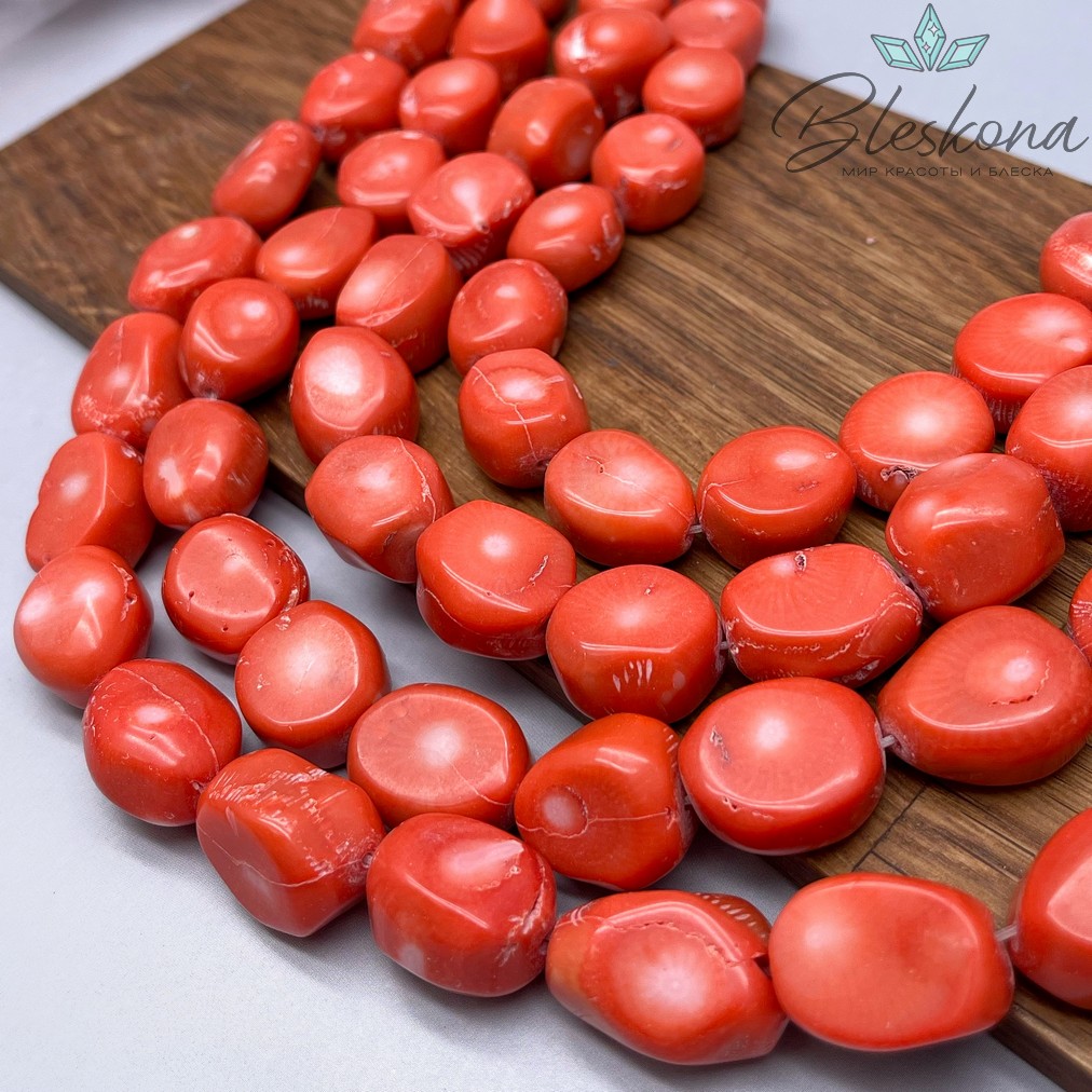 Коралл лососевый фриформ (Коралловые водоросли) 15-17 мм