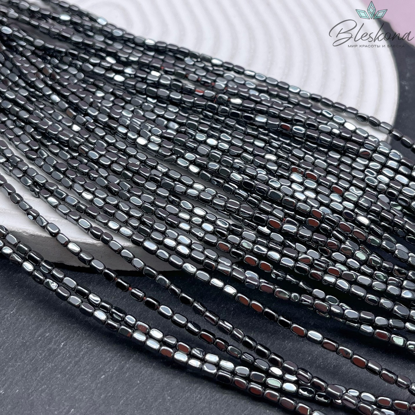 4*2 мм Гематин прямоугольник, имитация 