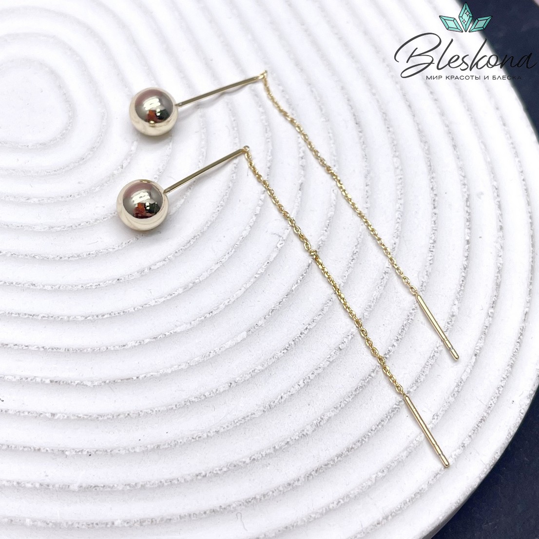 8 мм Цвет золото, Швензы протяжка Люкс