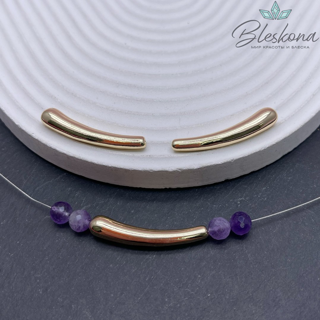 33*6 мм Цвет золото, Бусина на увеличение 