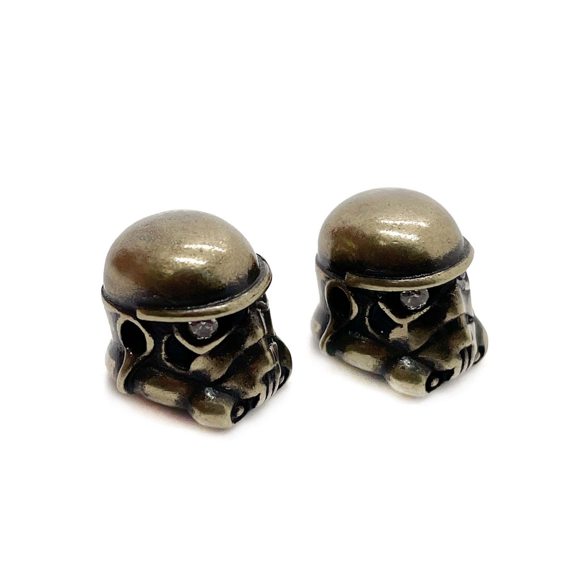 Бусина Штурмовик, цвет бронза 10,5*11 мм