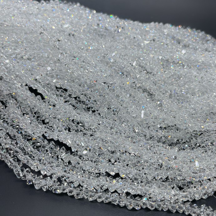 4 мм, Стекло Lux, треугольник, цвет прозрачный