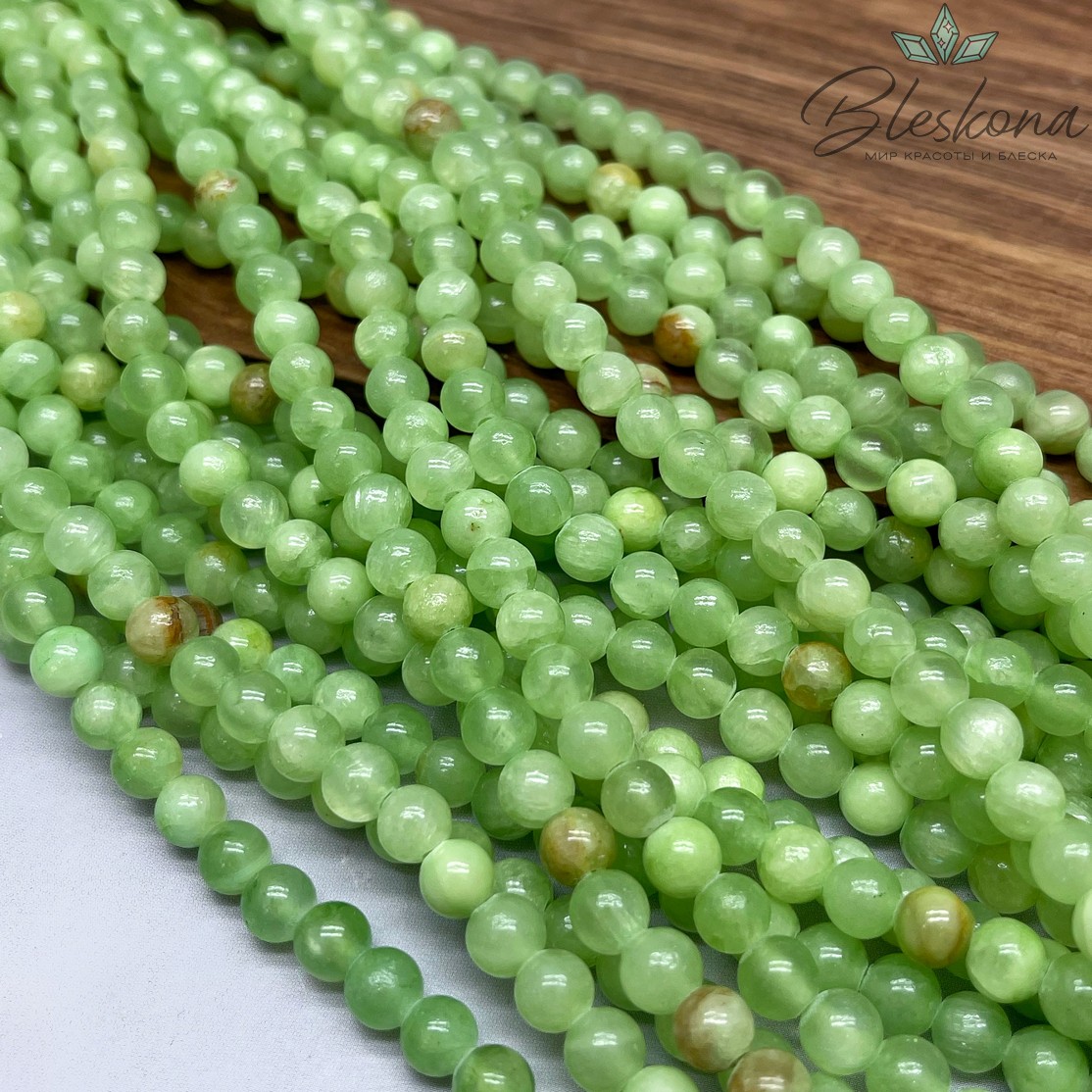 Оникс зеленый шар 6 мм 
