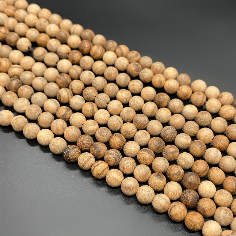 6 мм, Деревянные бусины песочные