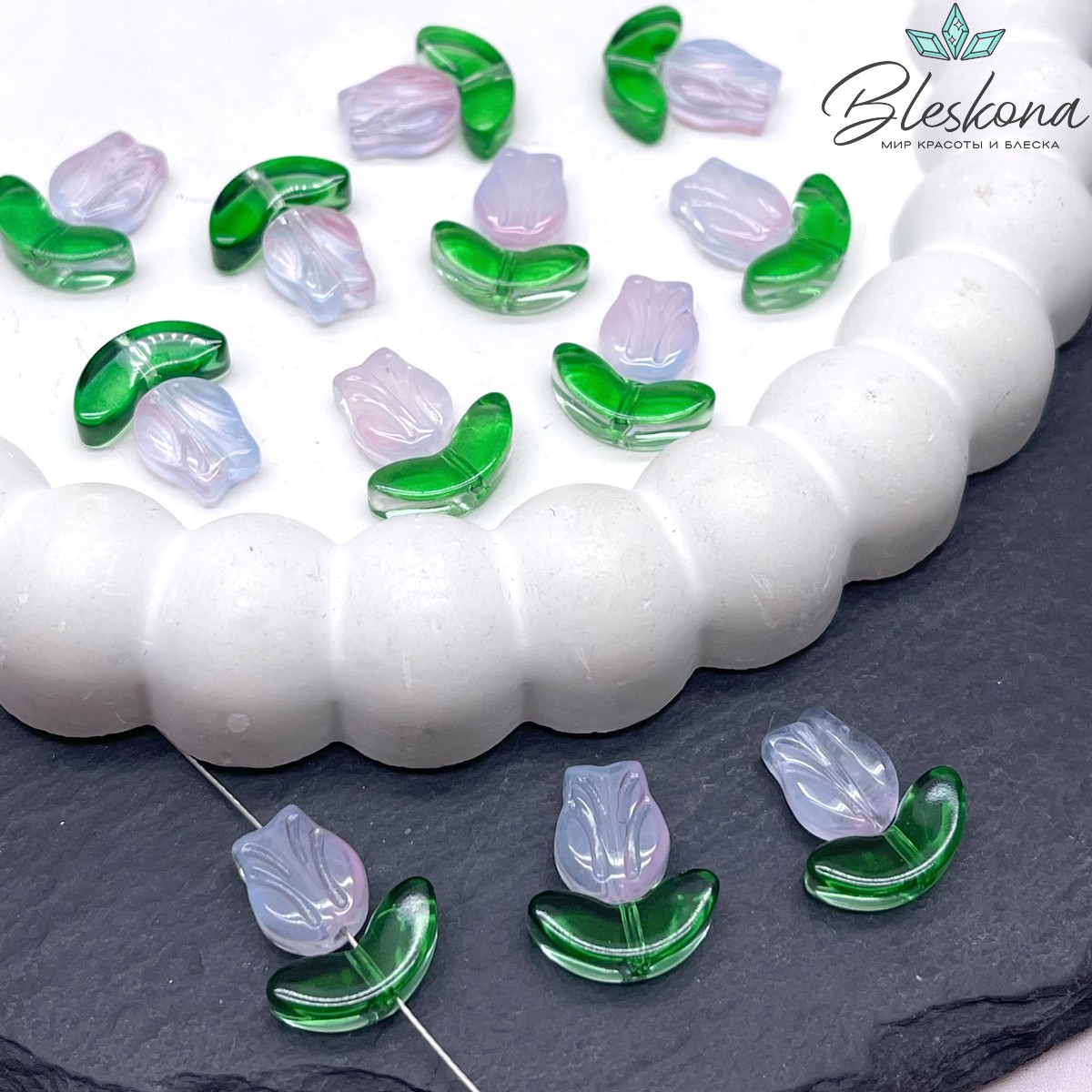 15*13 мм Бусина тюльпан №4