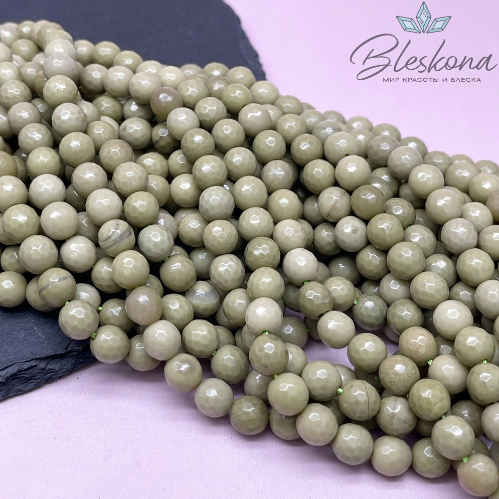 Яшма Матча огранка 8 мм