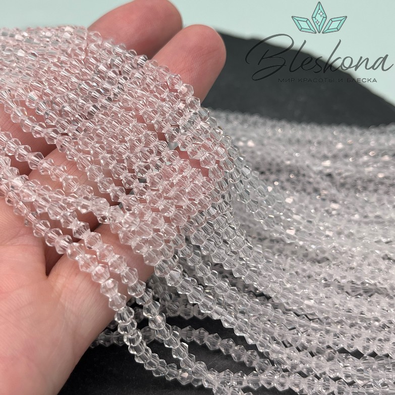 Чешское стекло №126 цвет №01 3,5 мм