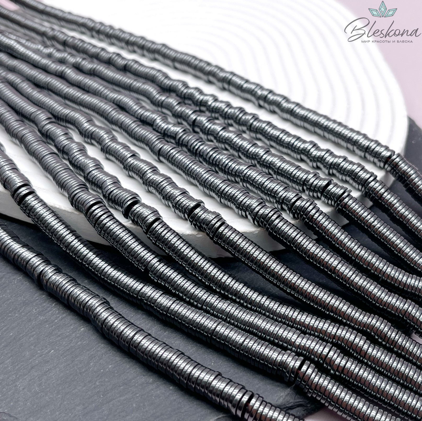 6*1мм Гематин имитация, диски