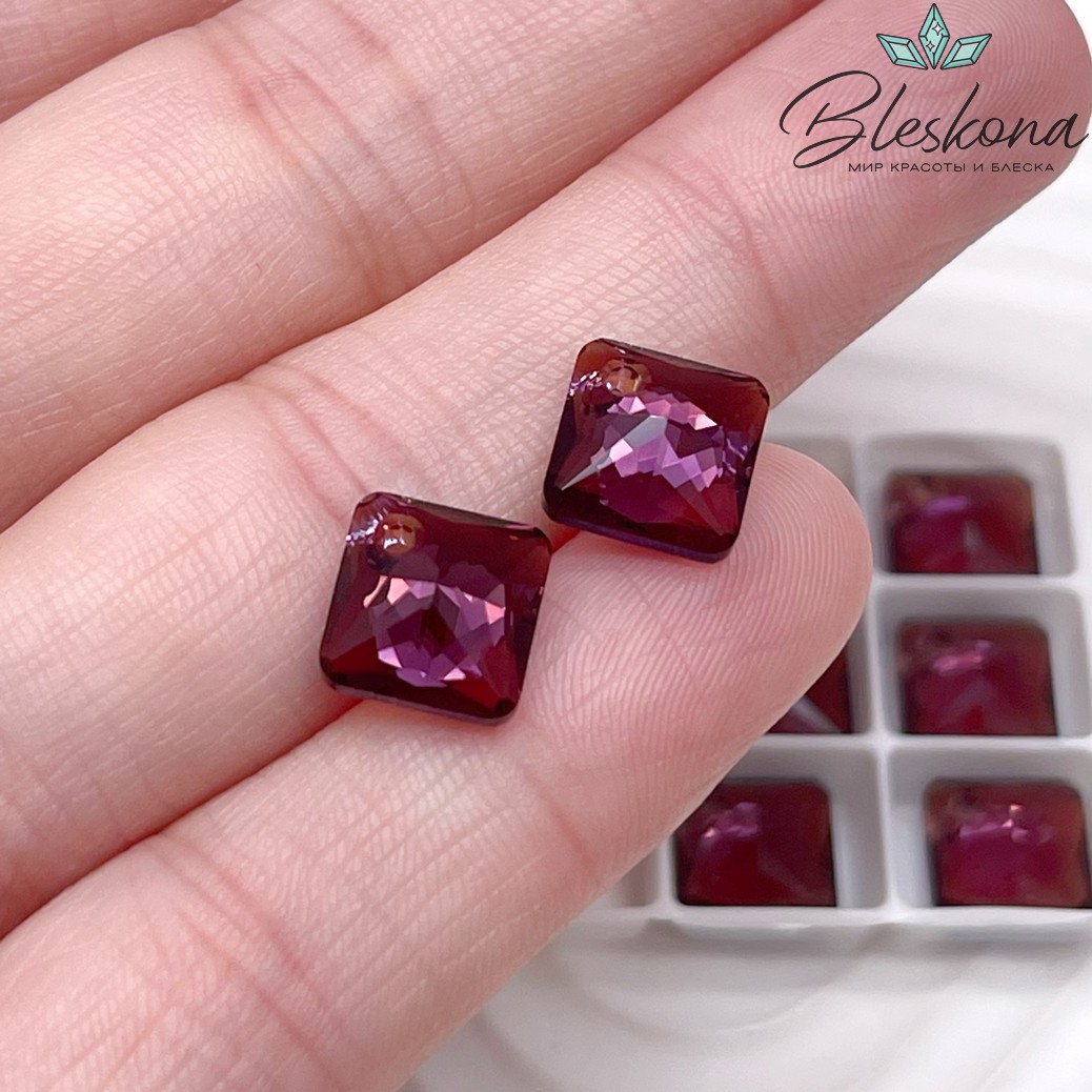 6431 Princess Cut  11,5мм Amethyst Shimmer