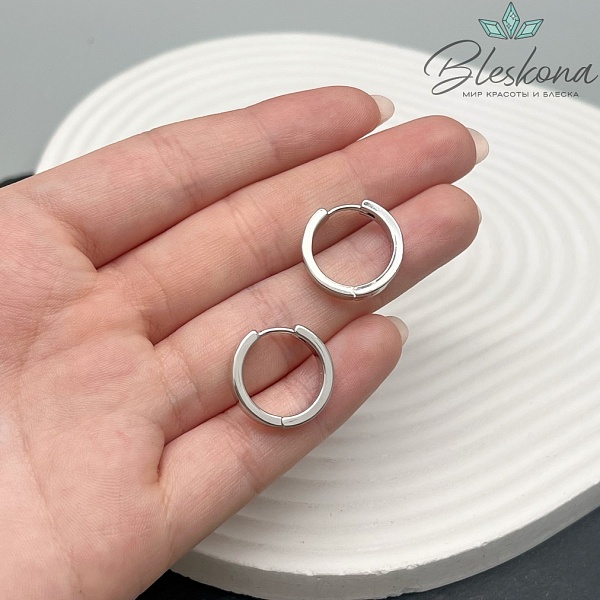 18мм Цвет серебро, Швензы Конго Люкс