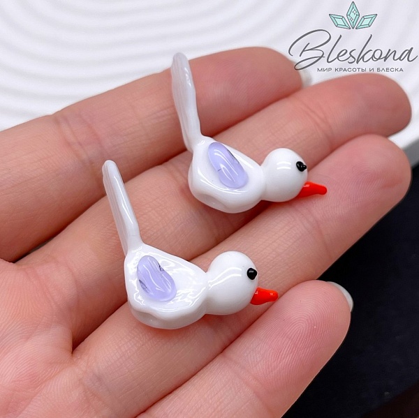 21*8 мм Бусина птичка