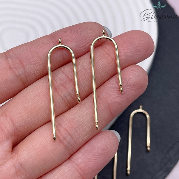 40*11,5 мм Цвет золото, Коннектор Коромысло