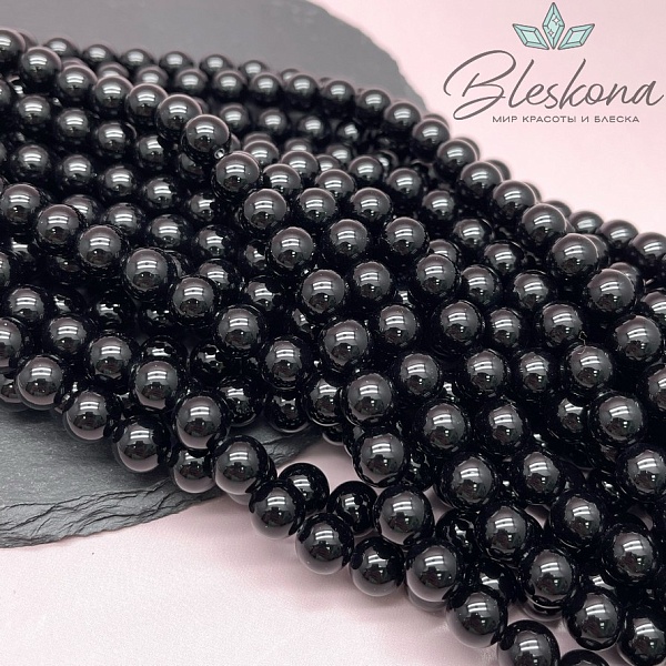 Агат черный 10 мм 