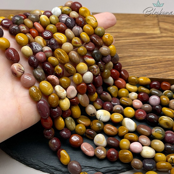 Яшма Мукаит галтовка 9-11 мм