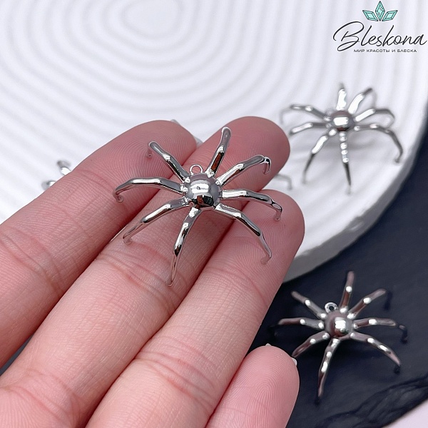 27*30,5 мм Цвет золото, Подвеска Паук 
