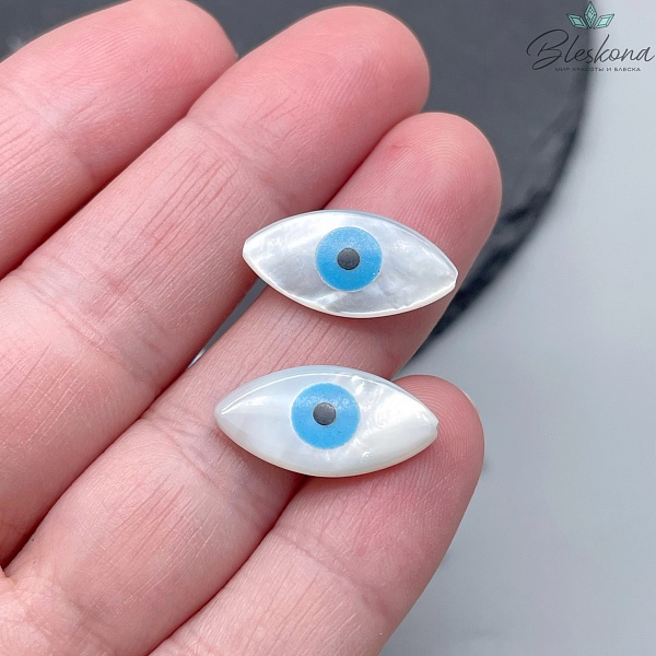 19,5*10 мм Бусина Глаз уп.3 шт.