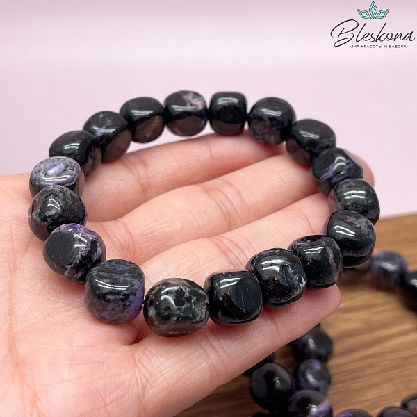 Чароит галтовка сет №2 10-12 мм