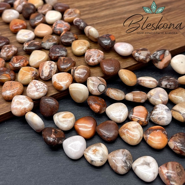 Агат капля 12 мм