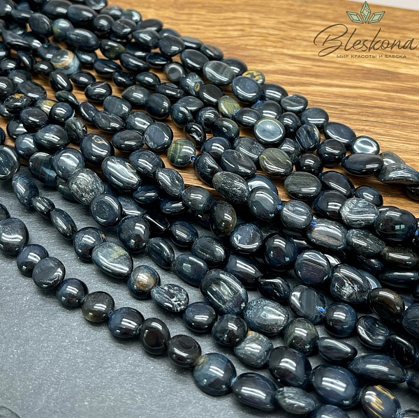 Соколиный глаз галтовка 8-11 мм