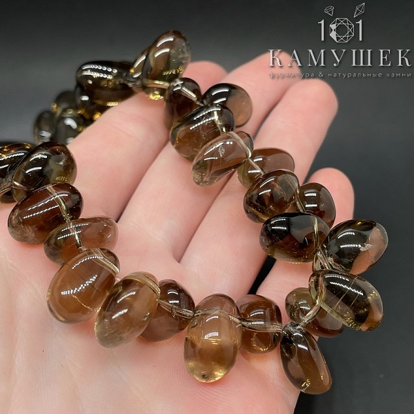 Раухтопаз галтовка 14-17мм