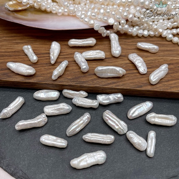 Жемчуг Бива белый №1 штучно 18-23 мм