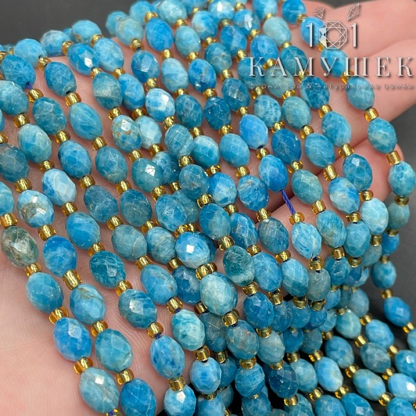 Апатит овал огранка 7,5*6 мм