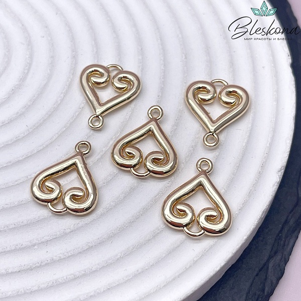 18*15 мм Цвет золото, Коннектор Этно №3