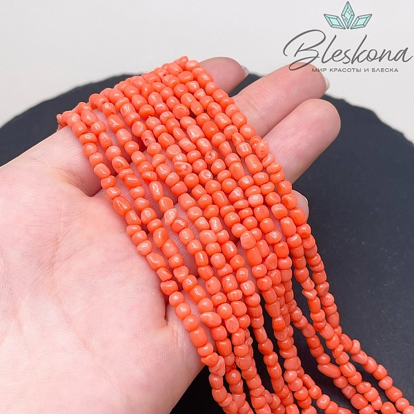 Коралл лососевый фриформ (Коралловые водоросли) 3-4 мм