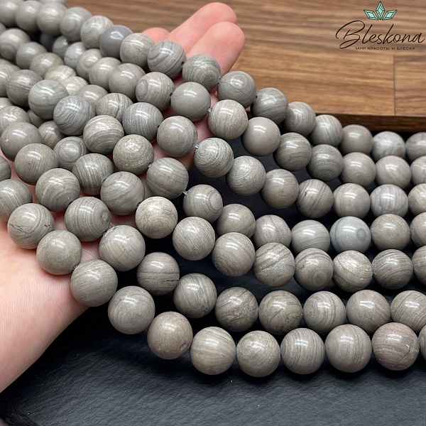 Яшма серая 12 мм