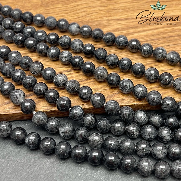 Кварц Турмалиновый №4 8 мм