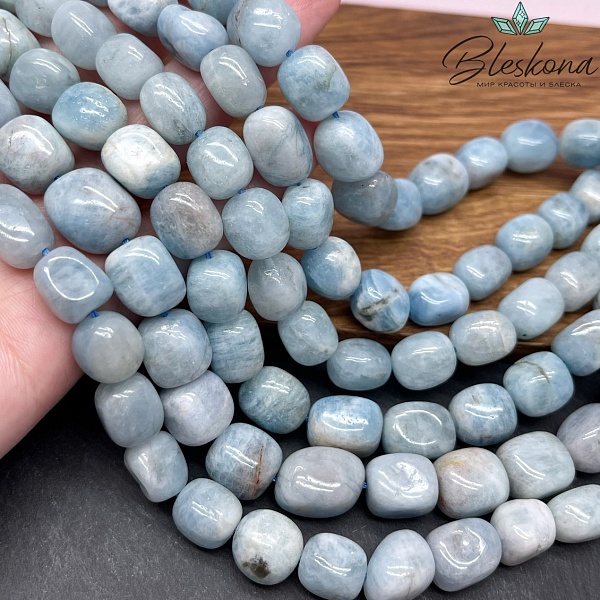 Аквамарин галтовка №2 10-15 мм
