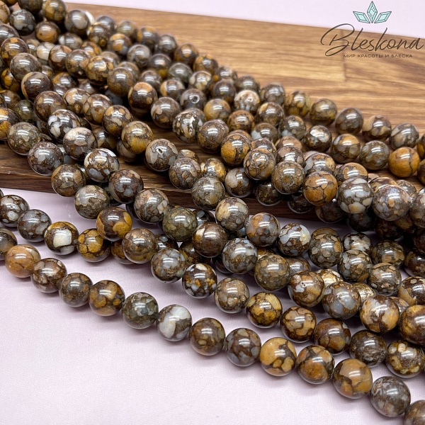 Опал с прожилками Гетита 10 мм