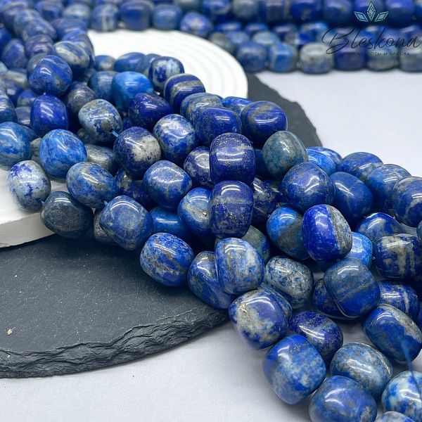 Лазурит галтовка (14-16)*(11-13) мм 