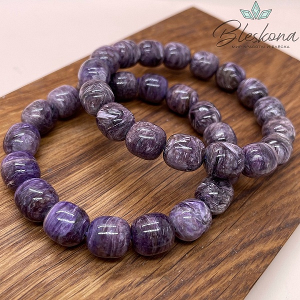 Чароит бочата №2 11*11,5 мм сет 19 см