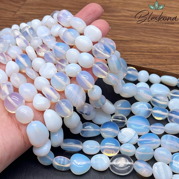 Лунный камень галтовка (имитация) 8-11 мм