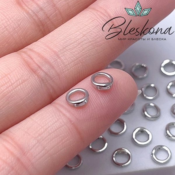 5*2 мм Цвет серебро, Концевик