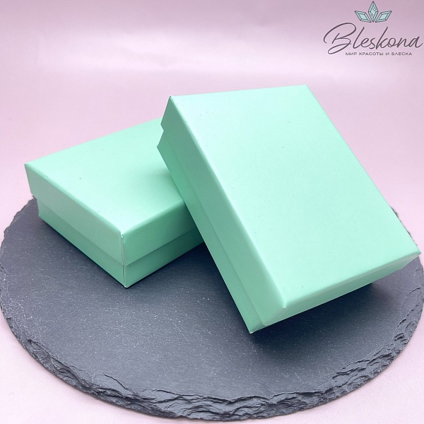 Коробка Фисташковая черная подложка 9*7*3 см