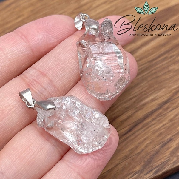 Подвеска Херкимерский алмаз 23-34 мм