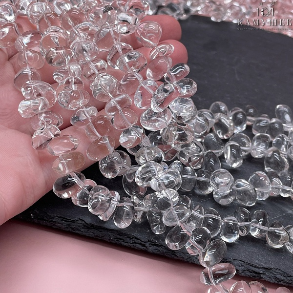 Горный хрусталь фриформ (со смещенным центром) 10-13 мм