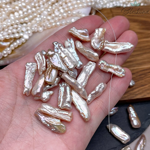 Жемчуг Бива фриформ  штучно 20-22мм